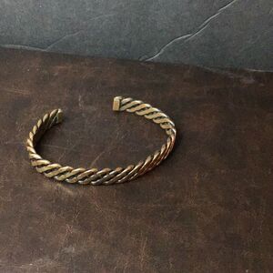 Beautiful vintage copper braid bracelet